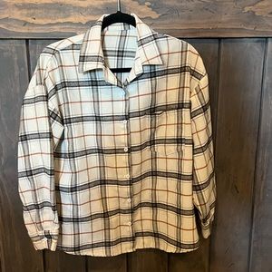 SHEIN plaid flannel shirt